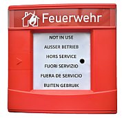 Buton conventional Bosch DM1103B-Ex dubla actiune, rosu, zona exploziva_2