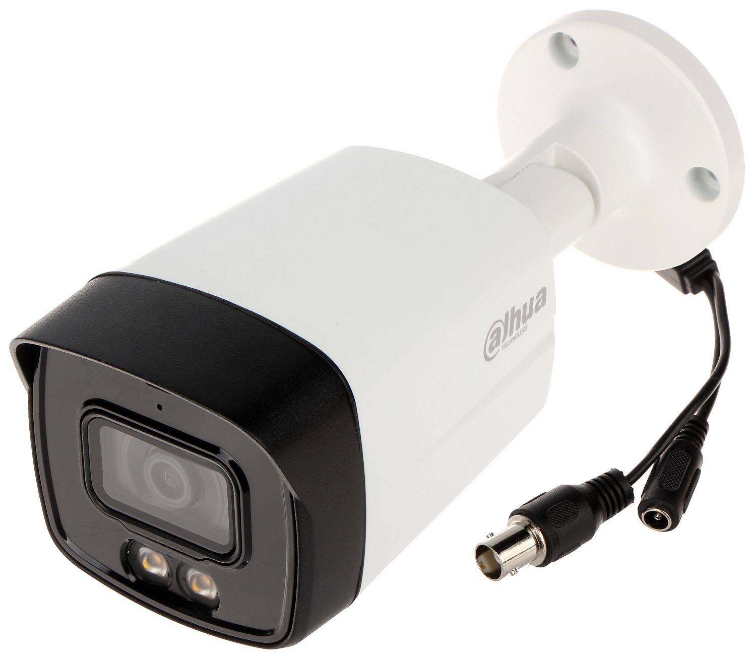 Camera de supraveghere Dahua HAC-HFW1509TLM-A-LED-0280B-S2 Bullet, analogica, 5MP, Full-color starlight, IR 40m, microfon, IP67_1