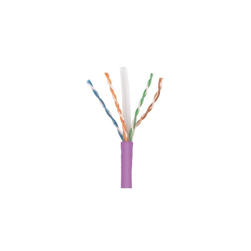Cablu U/UTP cat.6, manta LSZH, Euroclass Dca-s2,d2,a1 - 305m/tambur, Violet - Molex_1
