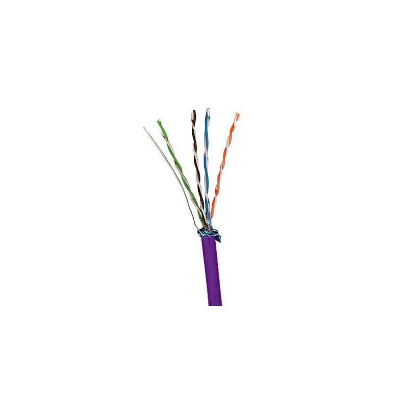 Cablu F/UTP cat.5e, manta LSZH, Euroclass Dca-s1,d2,a1 - 305m/tambur, violet - Molex_1