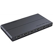 Splitter HDMI 4 porturi, 1 intrare - 4 iesiri, V2.0, 4K x 2K/60Hz, FULL HD, 3D, alimentator, suport HDR, PremiumCord_1
