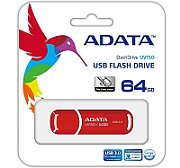 ADATA AUV150-64G-RRD Flashdrive Adata DashDrive UV150 64 GB USB3 90/20MBs, Red_1