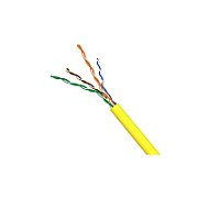 Cablu U/UTP cat.5e, manta PVC, Euroclass Eca - 305m/cutie, galben - Molex_1