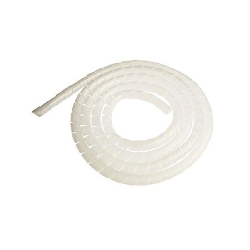 Organizator spiralat cabluri 13 - 80mm, alb , (20m) -ELEMATIC_1