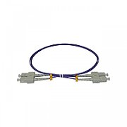 Patchcord FO SC/PC-SC/PC, MM OM4 50/125, manta LSZH 3.0mm, duplex 5m - Emtex_1