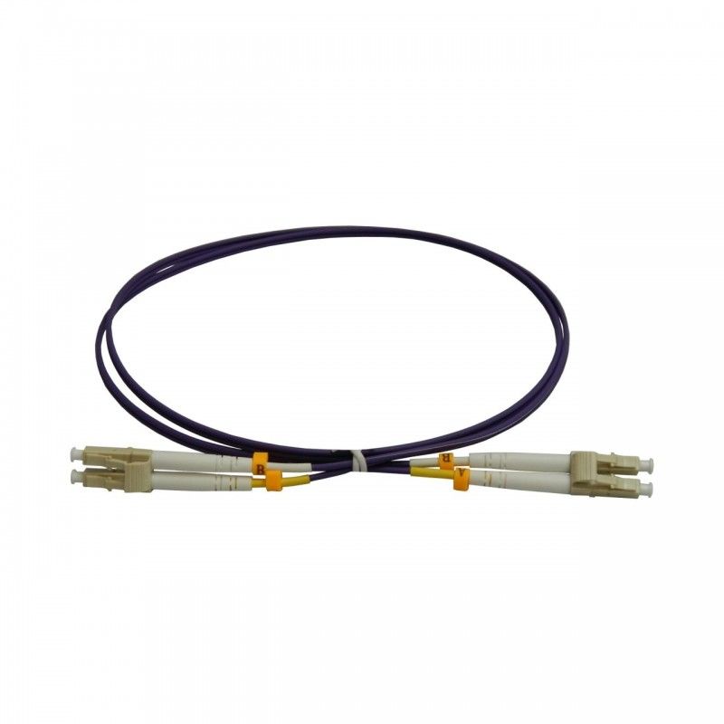 Patchcord FO LC/PC-LC/PC, MM OM4 50/125, manta LSZH 3.0mm, duplex 3m - Emtex_1