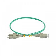 Patchcord FO SC/PC-SC/PC, MM OM3 50/125, manta LSZH 3.0mm, duplex 2m - Emtex_1