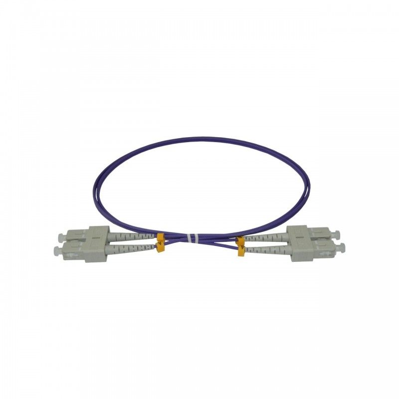 Patchcord FO SC/PC-SC/PC, MM OM4 50/125, manta LSZH 3.0mm, duplex 1m - Emtex_1