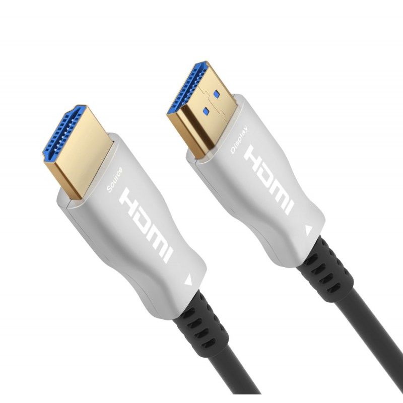 Cablu HDMI - HDMI 2.0b, Active Optical (AOC) HDMI fiber 4K@60Hz, 18 Gbps, aurit, 100m_1