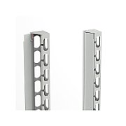 Ghidaj vertical 22U, pentru rack cu latimea de 800mm, 1 set (stanga + dreapta) negru, DECKRO_1