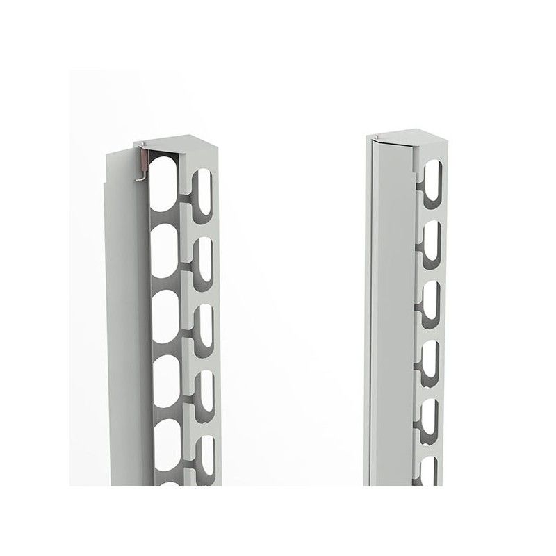 Ghidaj vertical 39U, pentru rack cu latimea de 800mm, 1 set (stanga + dreapta) negru, DECKRO_1