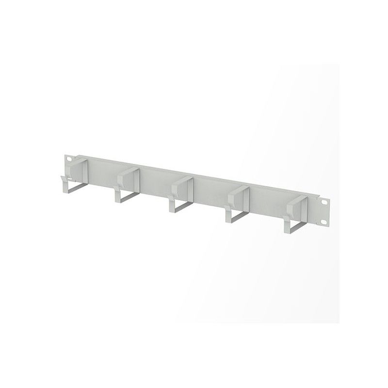 Organizator orizontal cu 5 inele, 19'' 1U, metalic, DECKRO_1