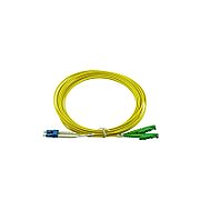 Patchcord FO E2000/APC-LC/PC, SM OS2 9/125, manta LSZH 3.0mm, duplex 3m - Emtex_1