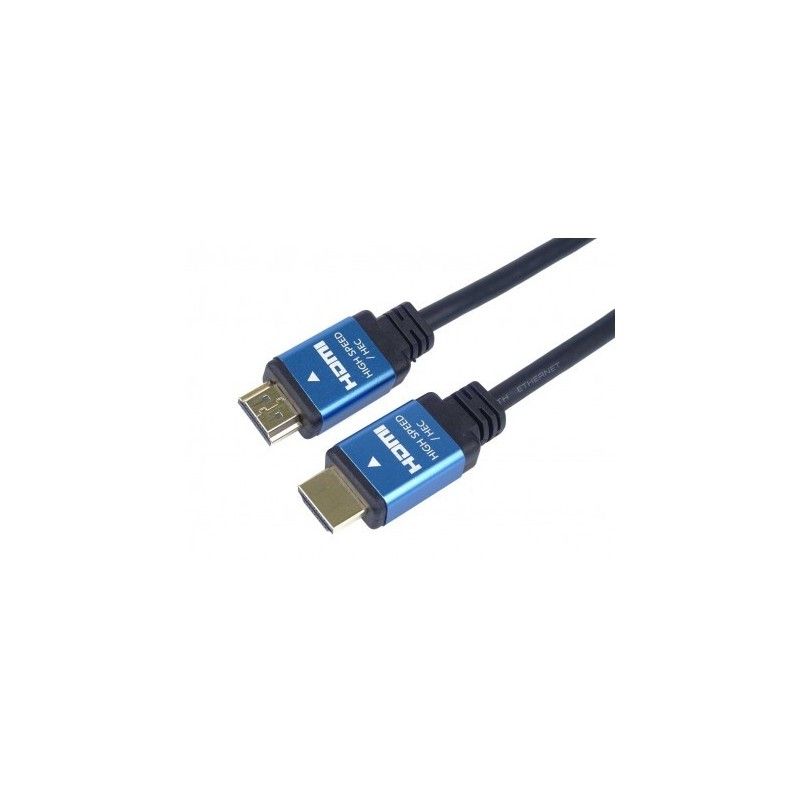 Cablu HDMI, Ultra HDTV 4K@60Hz, Versiunea 2.0b, conectori auriti, 1m, PremiumCord_1