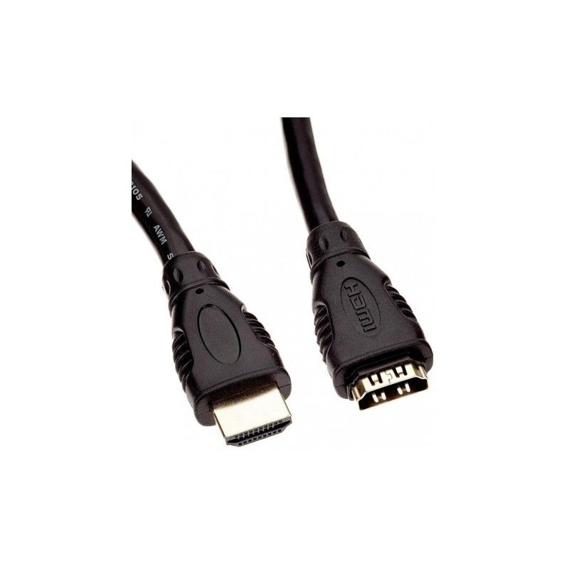 Cablu extensie HDMI, tata - mama, 4K@30Hz, conectori auriti, 3m, PremiumCord_1