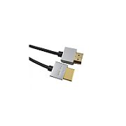 Cablu HDMI plat, Slim, High Speed Ethernet, V2.0, 4K@60hz, conectori auriti, 0.5m, PremiumCord_1