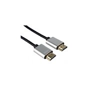 Cablu HDMI plat, Slim, High Speed Ethernet, V2.0, 4K@60hz, conectori auriti, 1.5m, PremiumCord_1