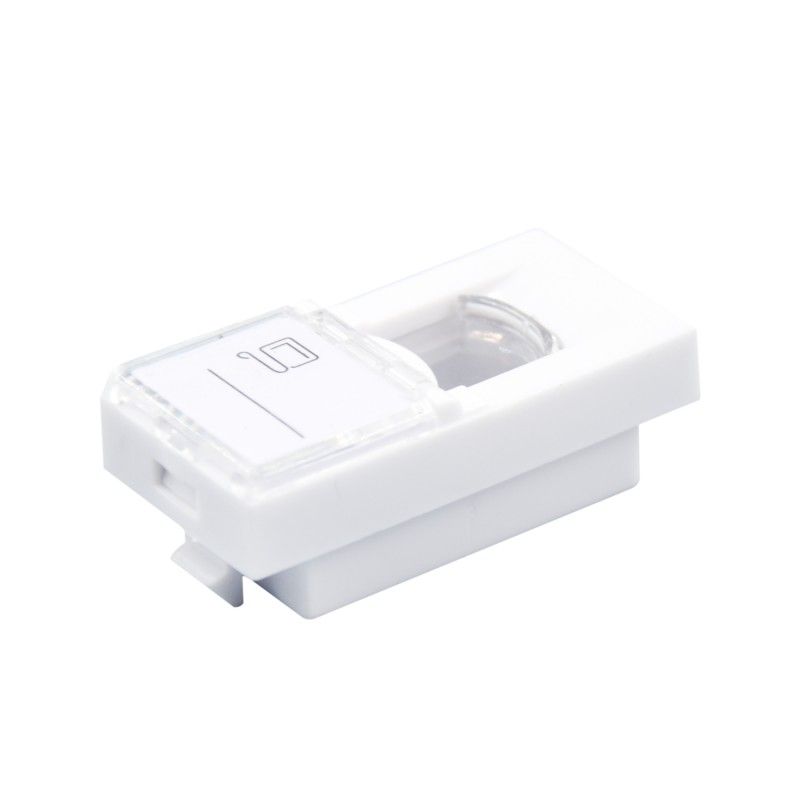 Faceplate 45x22.5 pentru 1x keystone (compatibil Legrand Mozaic) - Emtex_1