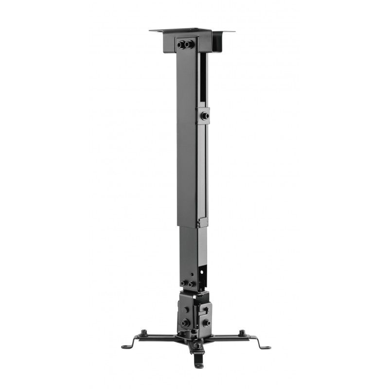 Suport de tavan pentru videoproiector, Nexio, reglabil, extensie 43-65 cm, capacitate sustinere 20KG, Negru_1