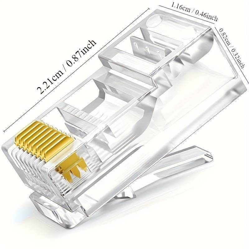 Mufa RJ45 UTP cat.6A passthrough (100 buc) - EMTEX_1