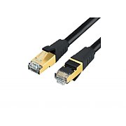 Patchcord SFTP RJ45-RJ45 Cat.7, LSZH, 0.5m, negru - EMTEX_1