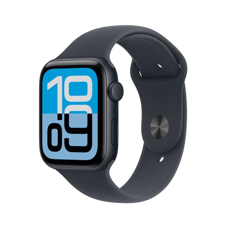 Apple Watch SE 3 GPS 44mm Carcasă din aluminiu Midnight cu brățară sport Midnight - M/L_2