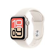 Apple Watch SE 3 GPS + Cellular 40 mm Carcasă din aluminiu Starlight cu brățară sport Starlight - S/M_1