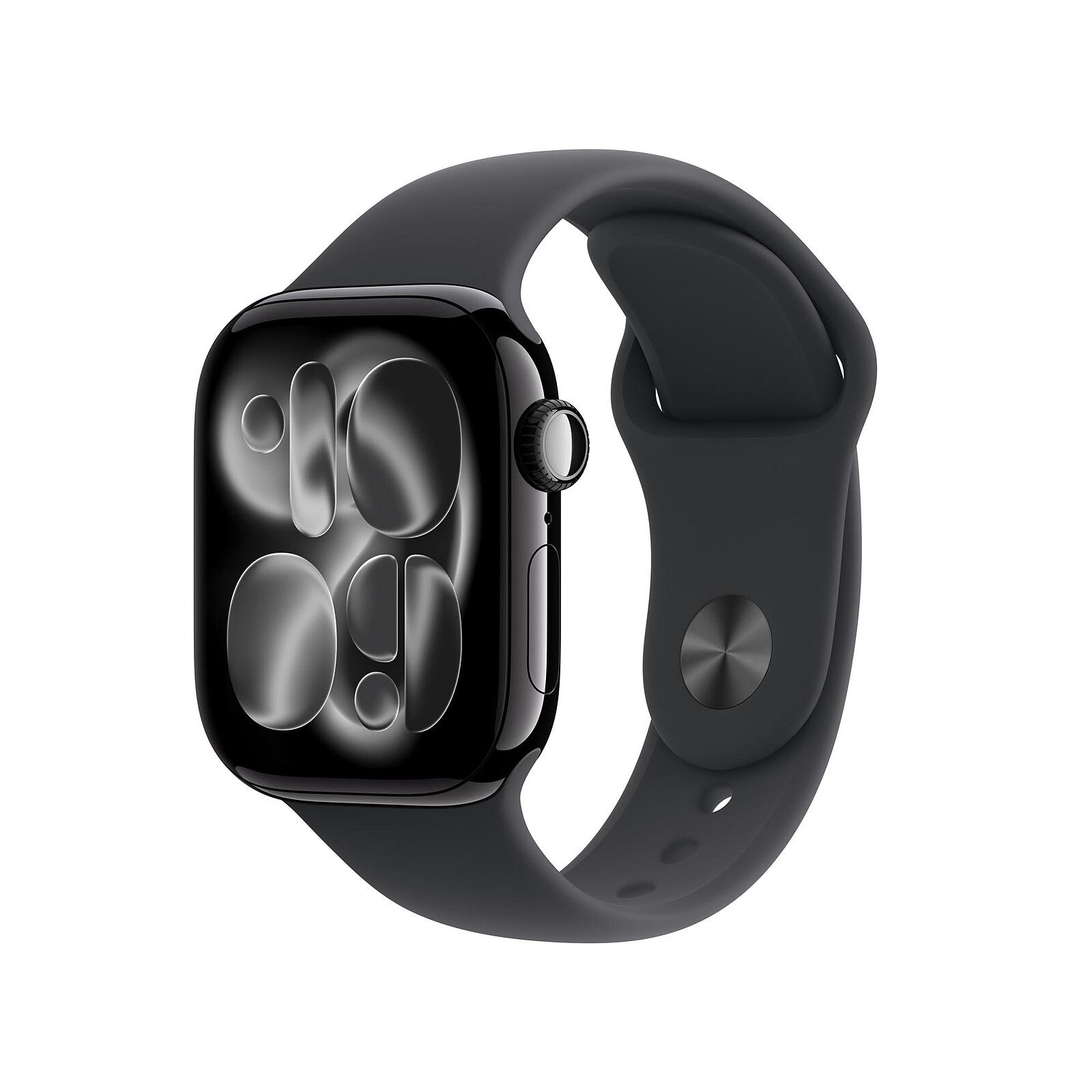 Apple Watch Series 11 jet black aluminium 42mm black sport band Size M/L_1