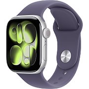 Apple Watch Series 11 silver aluminium 42mm purple fog sport band Size M/L_1