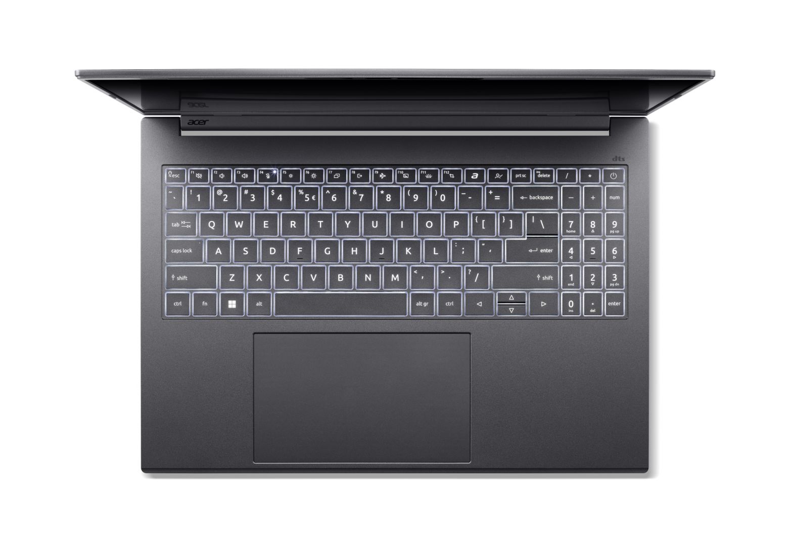 Laptop Acer Aspire 16 AI OLED A16-61M-R3GS, 16 inches (40,64 cm), Acer CineCrystal™ WUXGA+ OLED 120Hz display with 100% DCI-P3 / Adobe RGB color space, 2048 x 1280, 16:10, AMD Ryzen™ AI 5 340 Processor, 2.0 GHz base clock (Up to 4.8 GHz max. performance clock rate), 16MB, 6 / 12, AMD Ryzen™ AI (Up_4