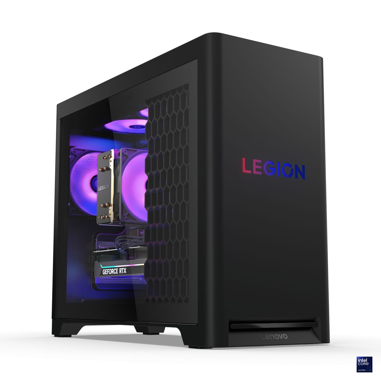 Desktop Gaming Lenovo Legion T5 30IAS10 , Intel® Core™ Ultra 5 225F, 10C (6P + 4E) / 10T, Max Turbo up to 4.9GHz, 22MB, video NVIDIA® GeForce RTX™ 5060 8GB GDDR7, RAM 2x 8GB UDIMM DDR5-5600; Four DDR5 UDIMM slots, dual-channel capable; Up to 64GB DDR5-6400, SSD  1TB SSD M.2 2280 PCIe® 4.0x4 NVMe®_2