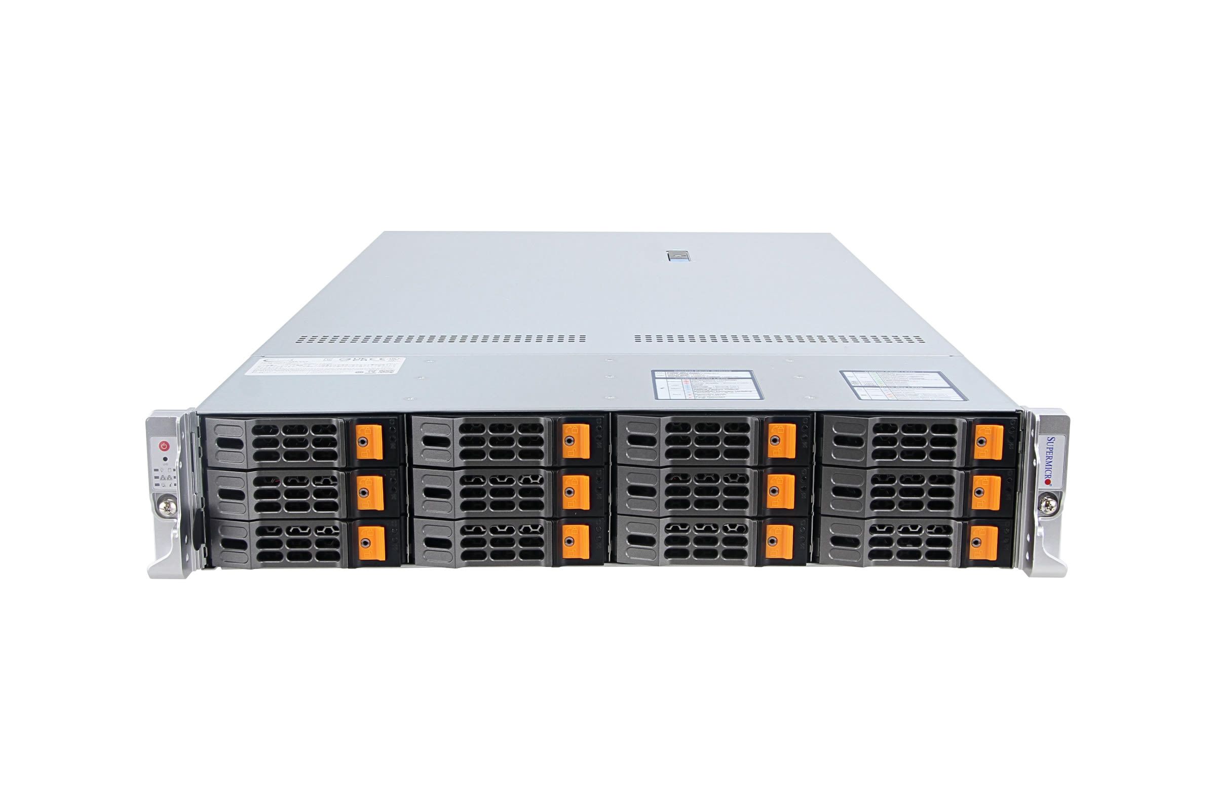 2U Hyper A+ Server AS-2025HS-TNR with 12 hot-swap 3.5