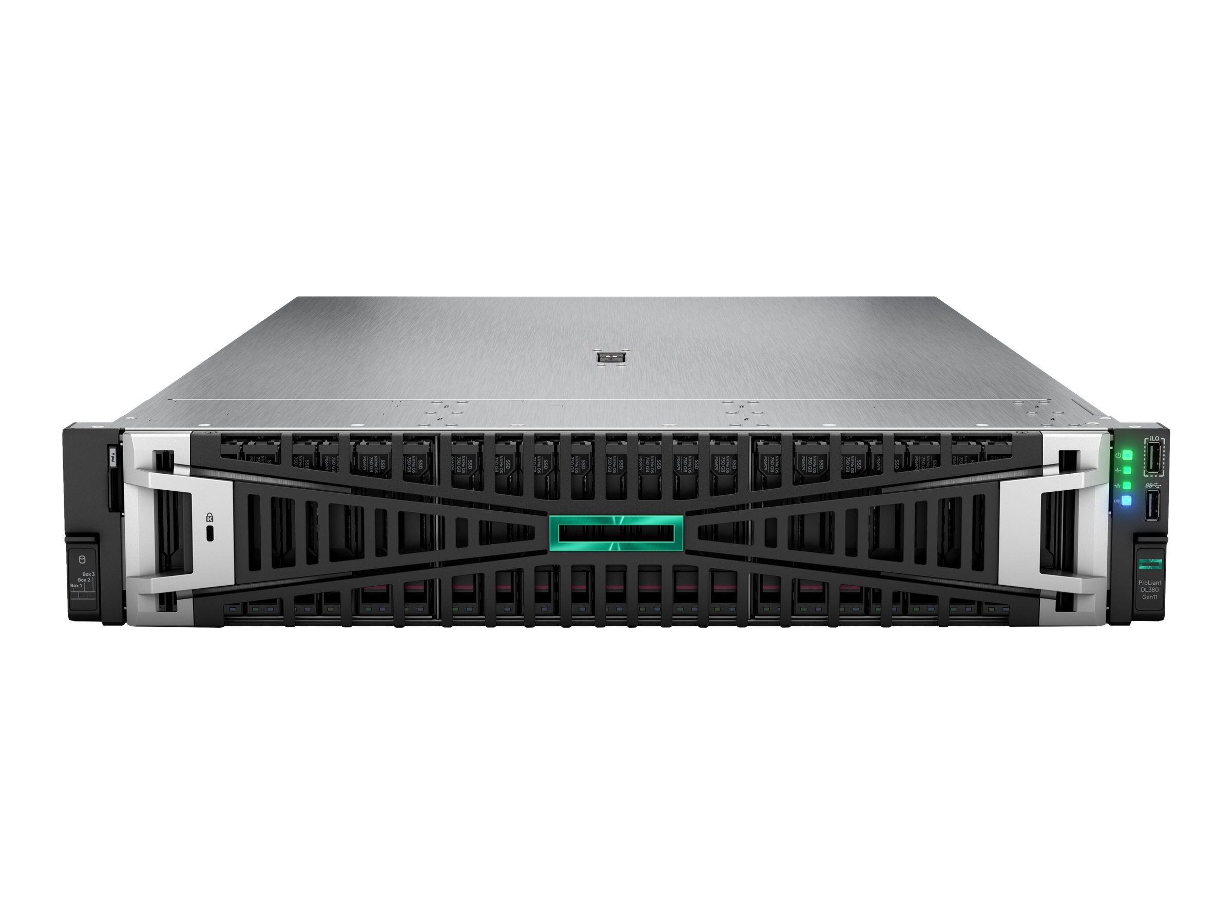 Neselectat 
 [1 buc]HPE ProLiant DL380 Gen11 Standard Heatsink
 [4 buc]RAM DDR5 REG  32GB/PC5600/ECC/Samsung (2Rx8)
 [2 buc]Procesor server Intel Xeon Silver 4514Y, socket 4677, 16C / 32T, 2.00 - 3.40 GHz, 30 MB cache, 150 W, HPE
 [1 buc]Server HPE ProLiant DL380 Gen11, Rack 2U, Intel Xeon Silver 4410Y (12 C / 24 T, 2.0 GHz - 3.9 GHz, 30 MB cache, 150 W), 32 GB DDR5 ECC, fara stocare, 12 x LFF, 1000 W, Fara sistem de operare
 [1 buc]SERVER ACC PSU 1000W HOT PLUG/P03178-B21 HPE
 [2 b..._1