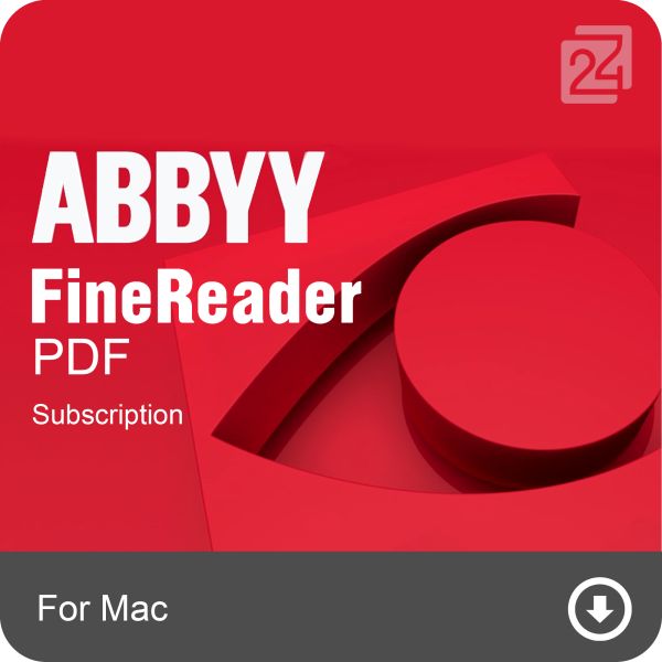 ABBYY FineReader PDF for Mac, Single User License (ESD),GOV/NPO/EDU, Subscription 1y_1