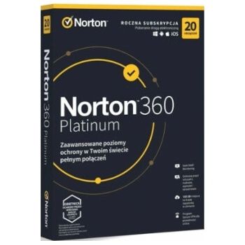 Norton 360 Platinum 20 Devices, 1 year, ESD_1