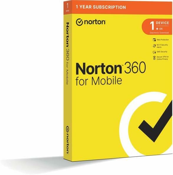 Norton 360 Mobile 1 Device, 1 year, ESD_2