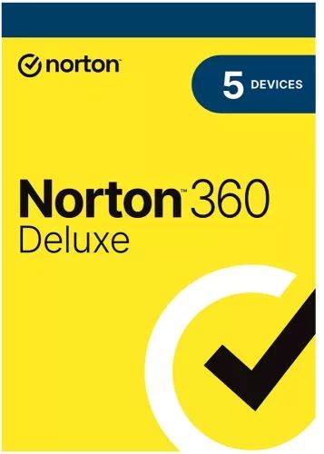 Norton 360 Deluxe 5 Devices, 1 year, ESD_1