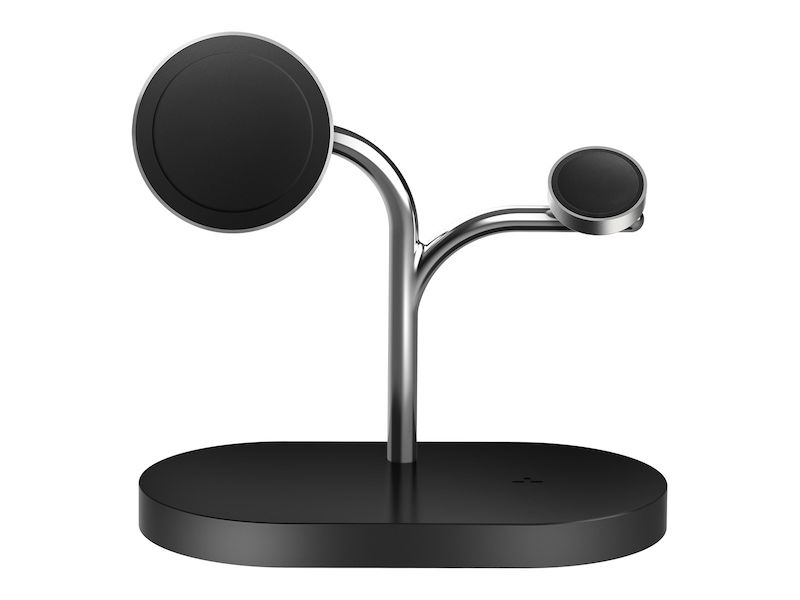 Samsung GP-PWU024WIABW mobile device charger Headset  Smartphone  Smartwatch Black  Silver USB Wireless charging Indoor_1