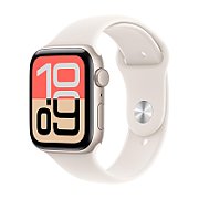 Apple Watch SE 3 GPS 44 mm, carcasă din aluminiu Starlight cu brățară Sport Starlight - M/L_2