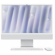 iMac de 24 inci cu display Retina 4.5K: chip Apple M4 cu CPU cu 10 nuclee și GPU cu 10 nuclee, 16GB, SSD de 256GB - Argintiu_1