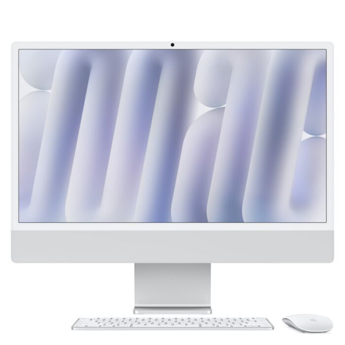 iMac de 24 inci cu display Retina 4.5K: chip Apple M4 cu CPU cu 10 nuclee și GPU cu 10 nuclee, 16GB, SSD de 256GB - Argintiu_2