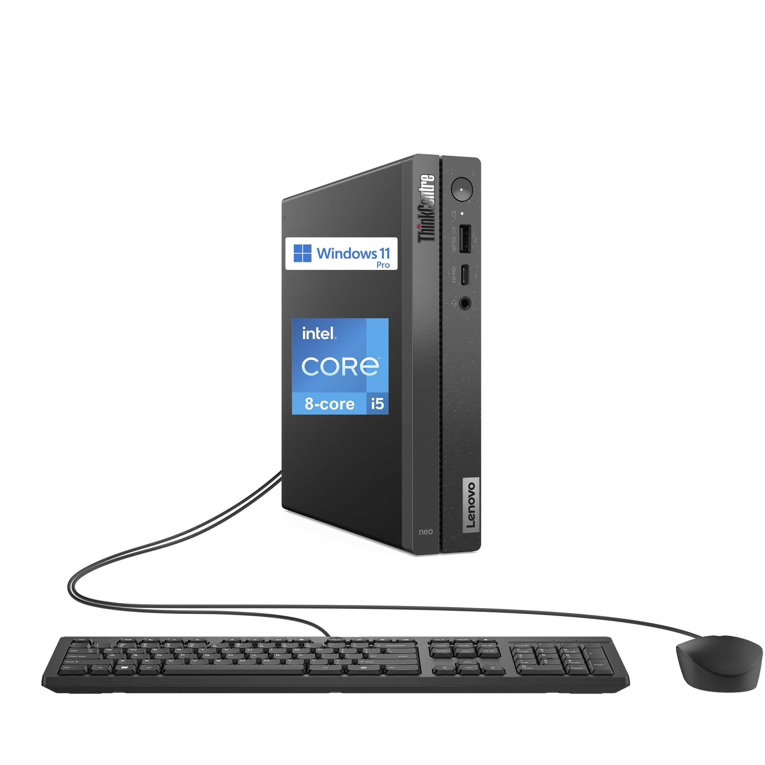 Desktop PC Lenovo ThinkCentre neo 50q Gen 4, Intel Core i5-13420H (8 C / 12 T, 2.1 GHz - 4.6 GHz), 32 GB RAM, 512 GB SSD, Intel UHD Graphics, Fara sistem de operare_5