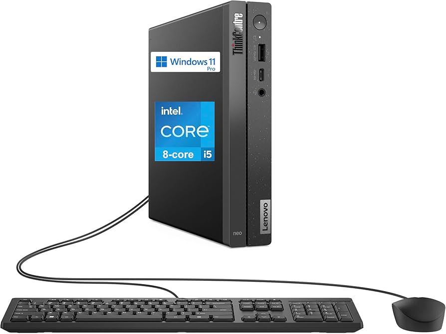 Desktop PC Lenovo ThinkCentre neo 50q Gen 4, Intel Core i5-13420H (8 C / 12 T, 2.1 GHz - 4.6 GHz), 32 GB RAM, 512 GB SSD, Intel UHD Graphics, Fara sistem de operare_7