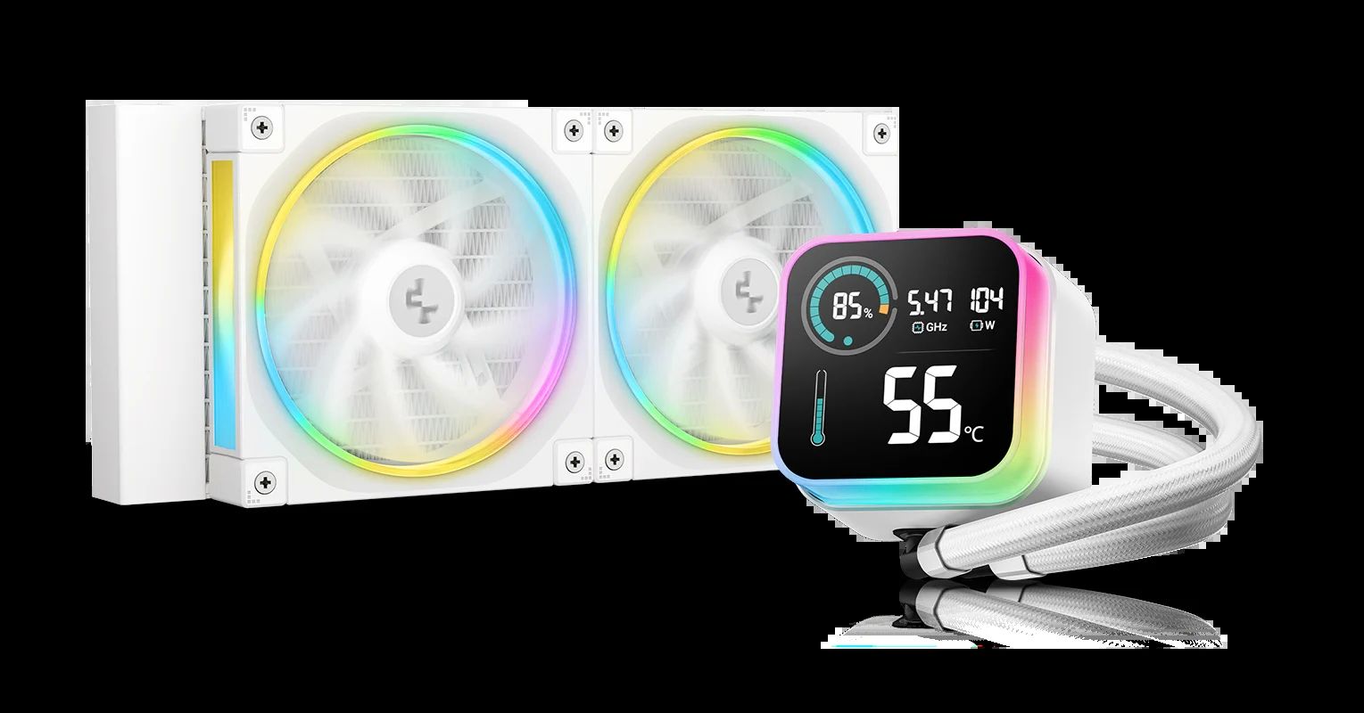 Chłodzenie wodne DeepCool LQ240 WH_1