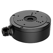 Hikvision Junction box DS-1280ZJ-S/BK ideala pentru montarea camerelor dome/bullet si protejarea cablurilor de legaturi. Confectionata din metal si poate sustine pana la 4.5 kg, culoare alba, dimensiuni :137 mm × 54 mm × 171.5 mm, greutate : 0.66kg, culoare: negru._1