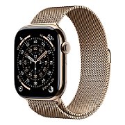 Apple Watch S11 Cellular 46mm Gold Titanium Case with Gold Milanese Loop - S/M_1