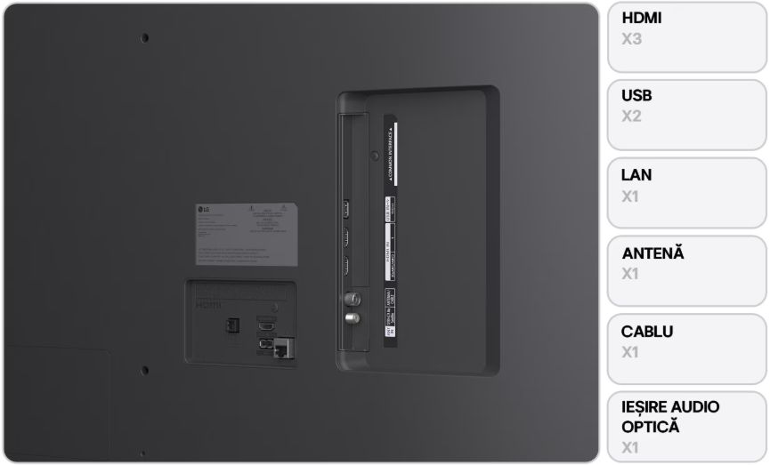 Televizor LG NanoCell 55NANO80A3B, 139 cm, Smart, 4K Ultra HD, Clasa G (Model 2025)_6