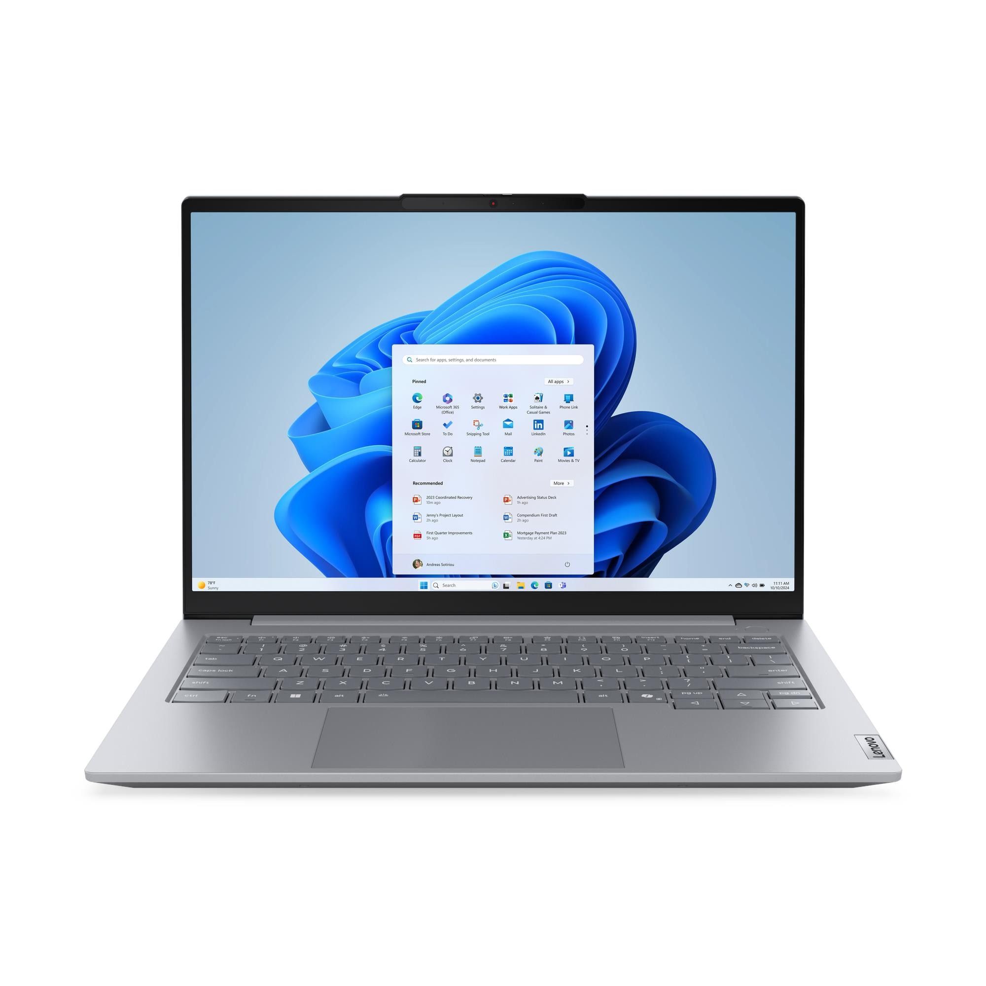 Lenovo ThinkBook 14 G8 IRL Intel® Core™ i5 i5-13420H Laptop 35.6 cm (14 ) WUXGA 16 GB DDR5-SDRAM 512 GB SSD Wi-Fi 6E (802.11ax) Windows 11 Pro English Grey_2