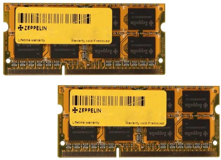 SODIMM  ZEPPELIN, DDR3 4 GB, 1600 MHz, 