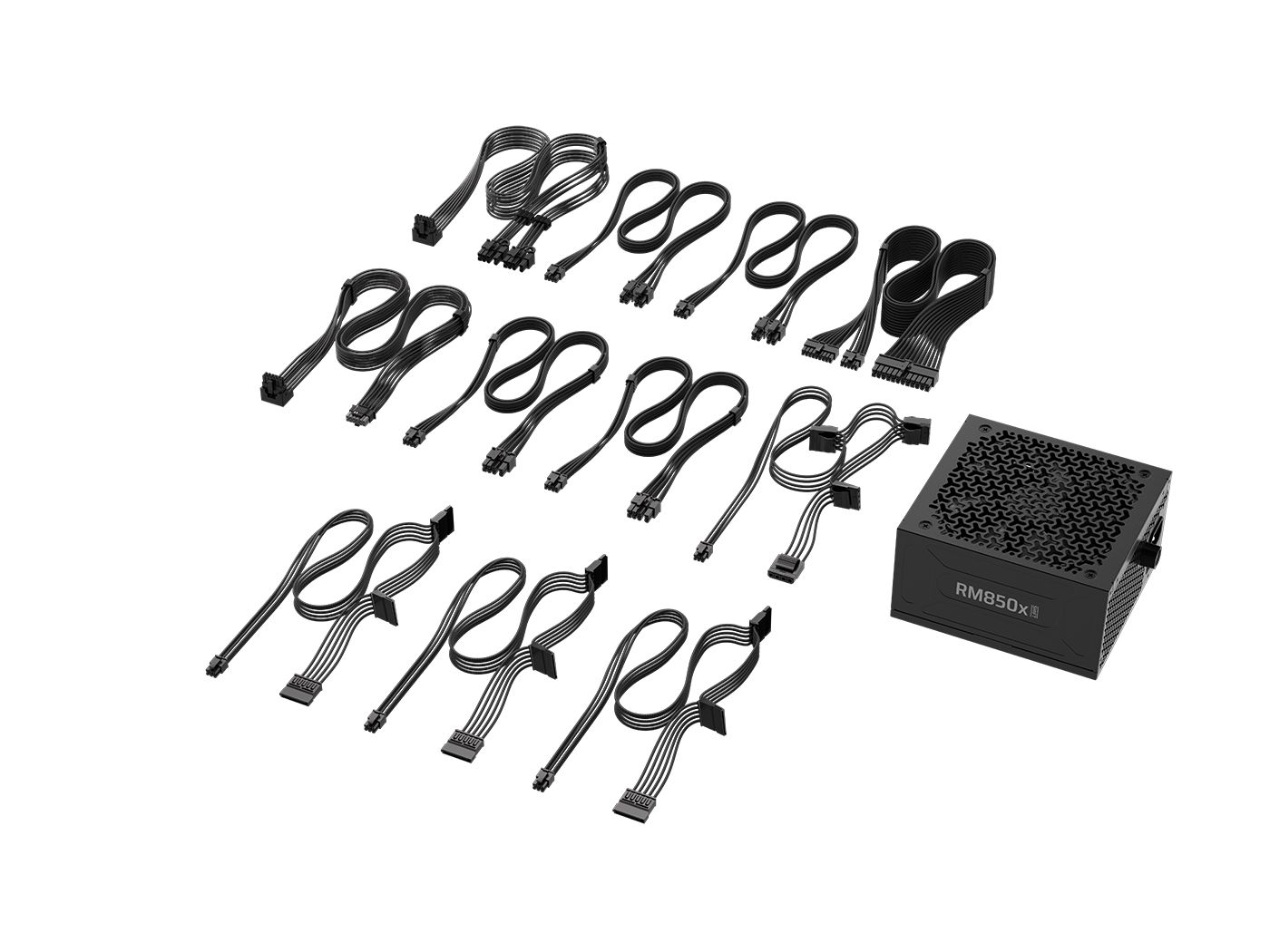 RM850x Shift (2025), 850W, ATX 3.1, PCIe 5.1, Cybenetics GOLD, Negru_8